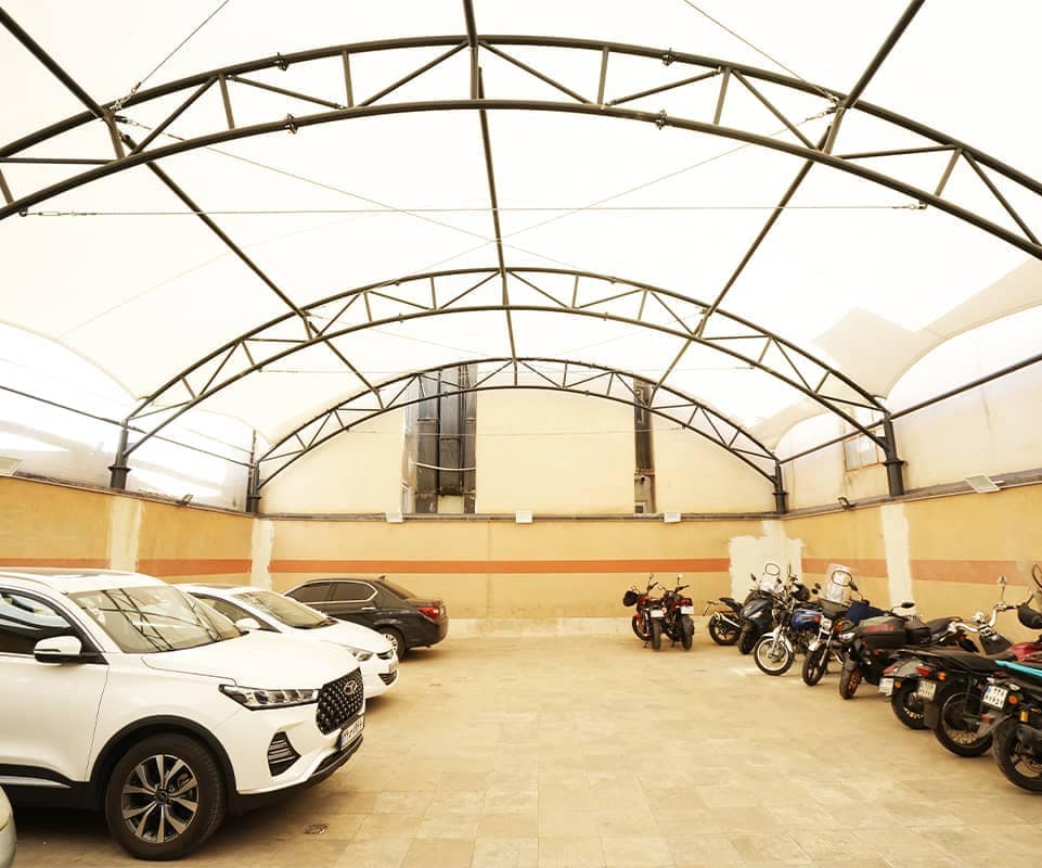 سایبان پارکینگ برق غدیر
