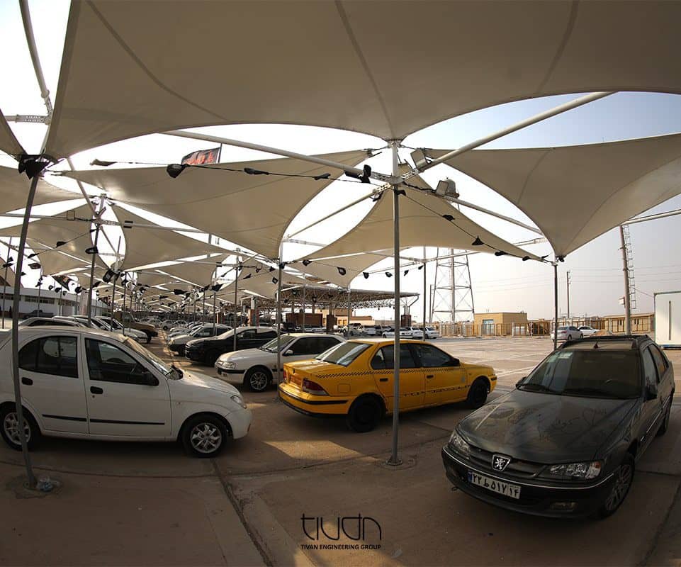 سایبان پایانه مرزی شلمچه