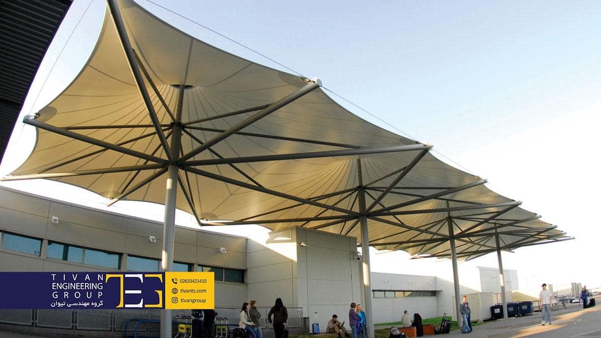 سازه های چادری و کششی